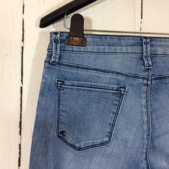 2/$30 Kut from the Kloth Jennifer Ultra Skinny Jeans with Dark Wash Side Stripe - Picture 9 of 11